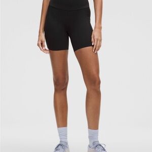 Lulu Lemon Black Women's High-Waist Bike Shorts